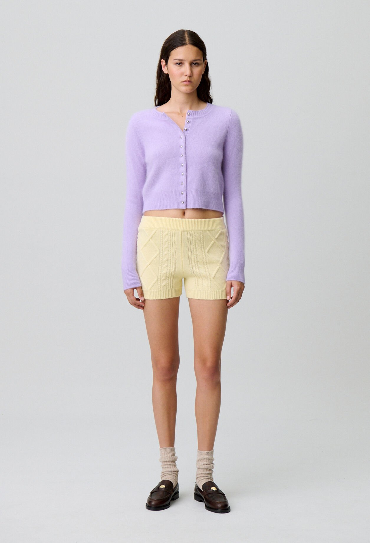 Kurzer Strickpullover