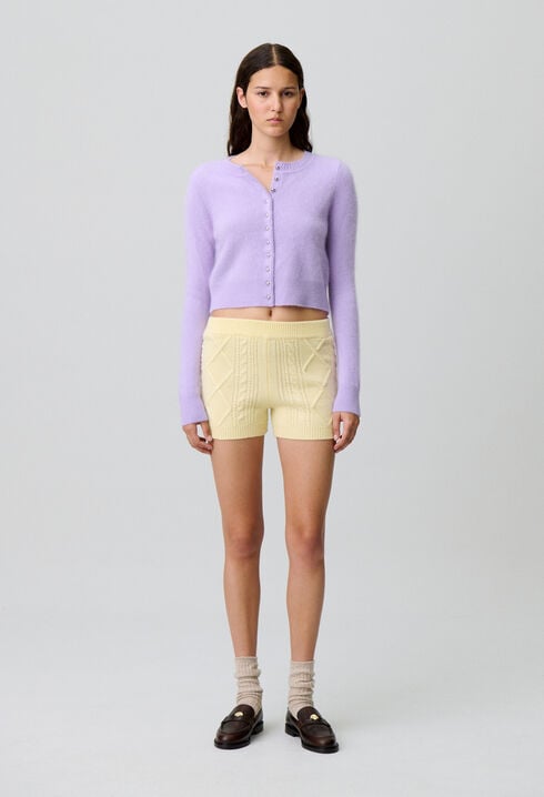Kurzer Strickpullover