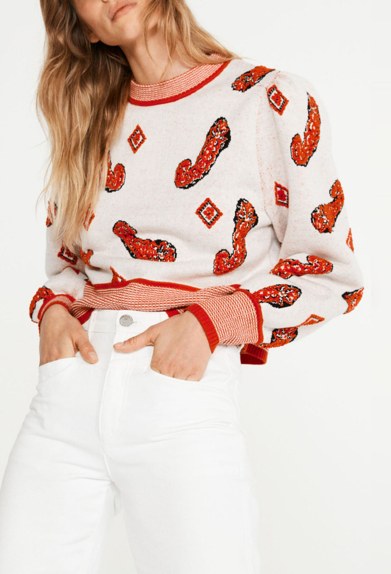 Pullover mit Paisleymuster