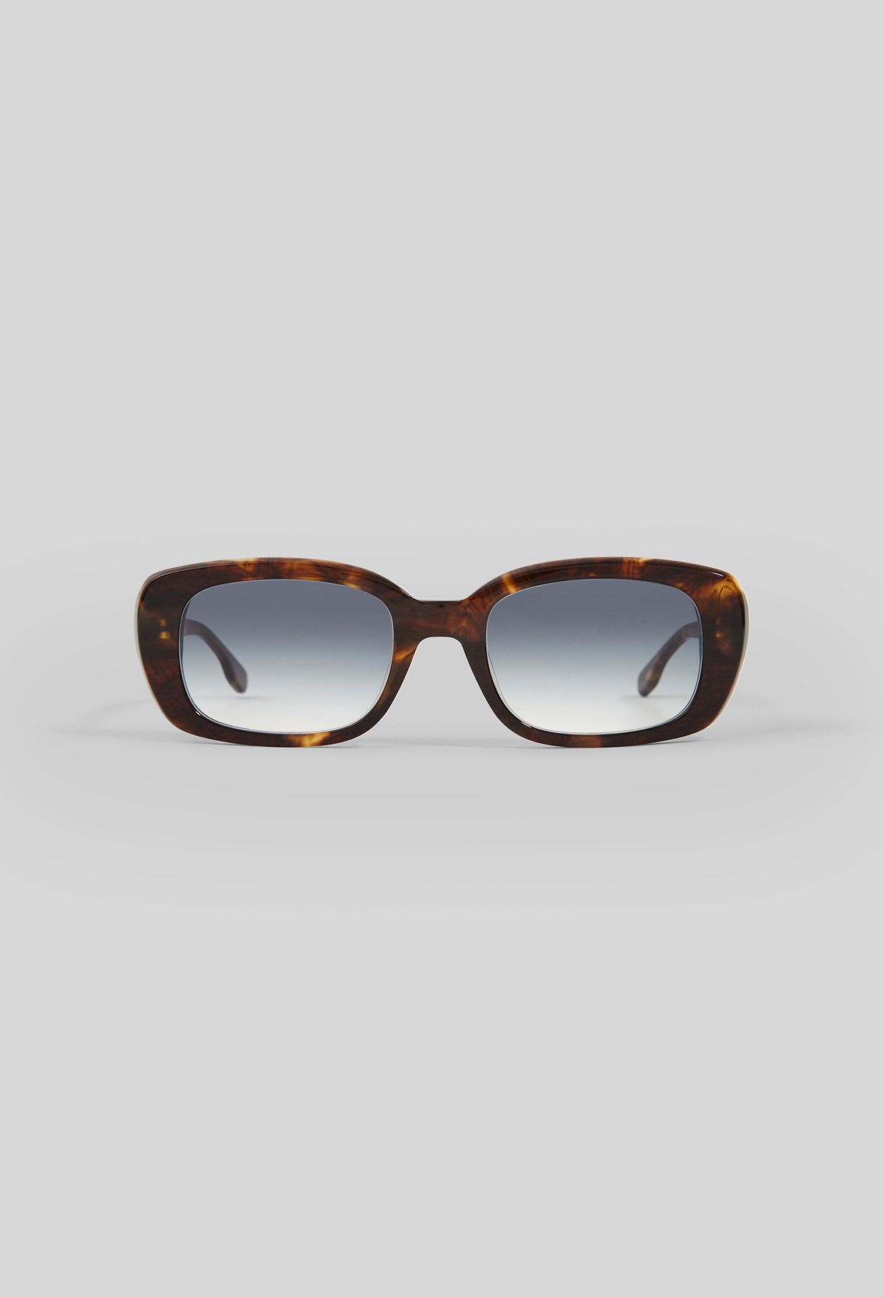 Rechteckige Sonnenbrille Damen - Zweifarbig - Claudie Pierlot