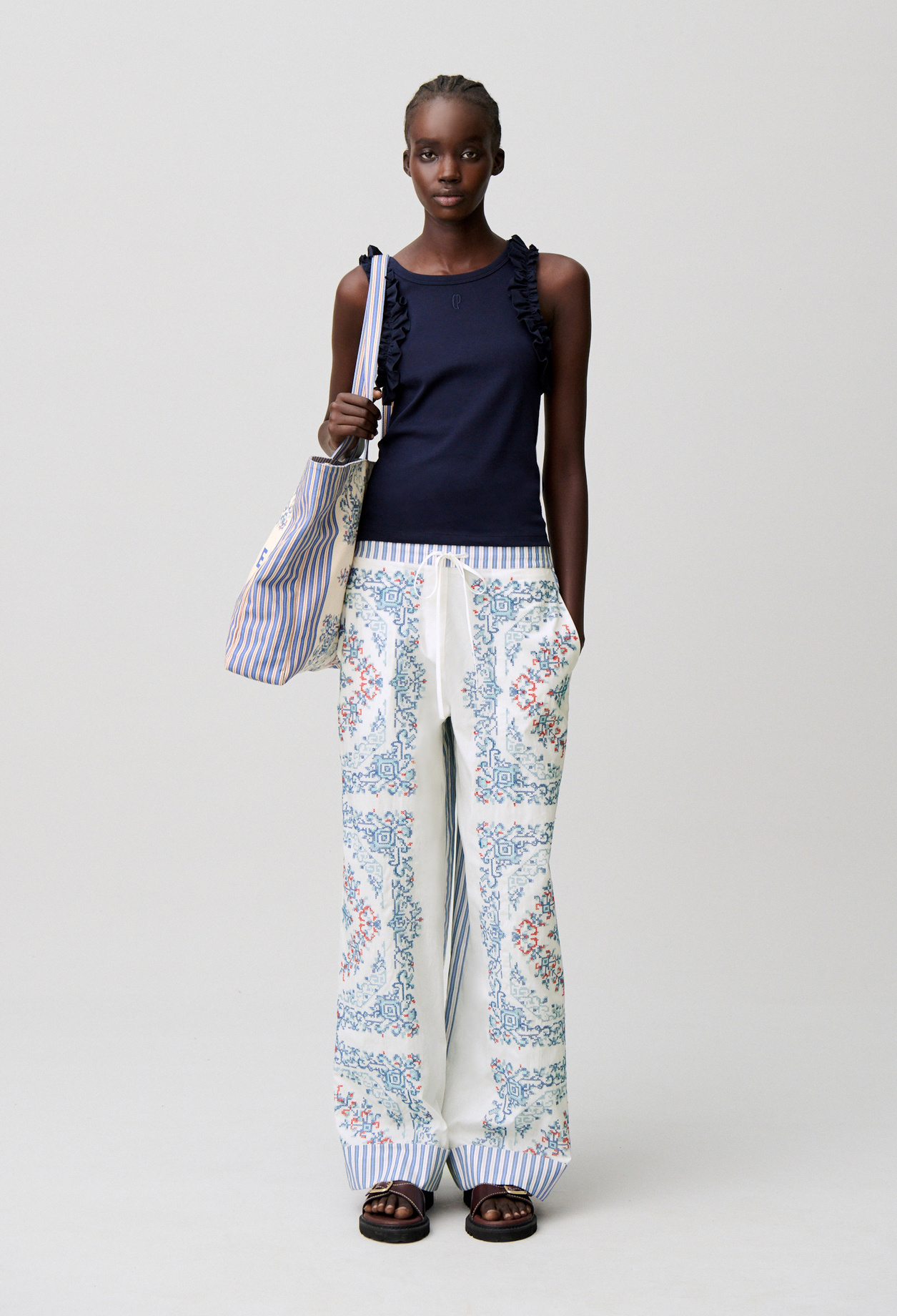 Baumwollhose Damen - Mehrfarbig - Claudie Pierlot