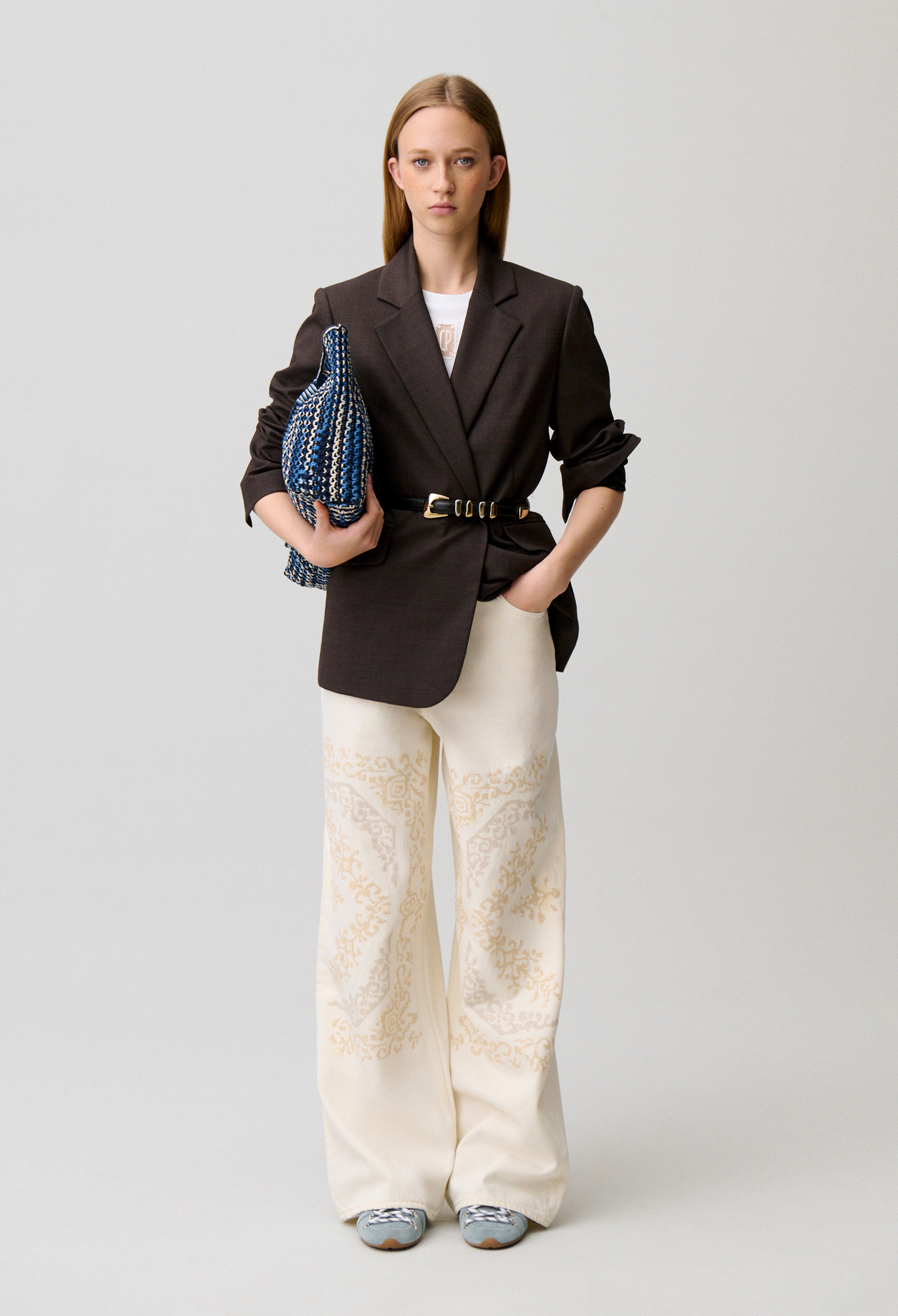 Blazer-Jacke im Anzugstil Damen - Braun - Claudie Pierlot