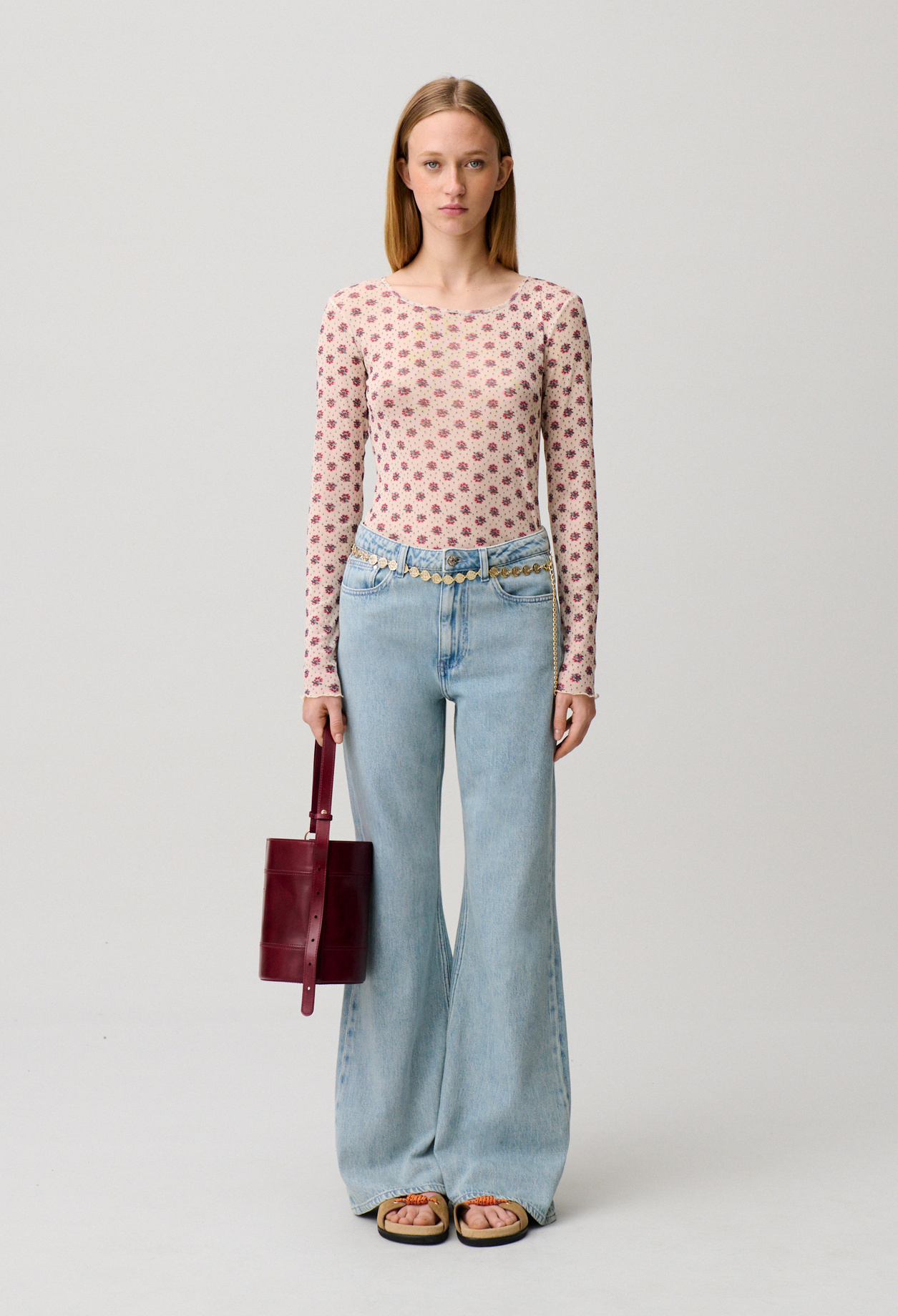 Denim-Flare-Jeans Damen - Denim-blue - Claudie Pierlot