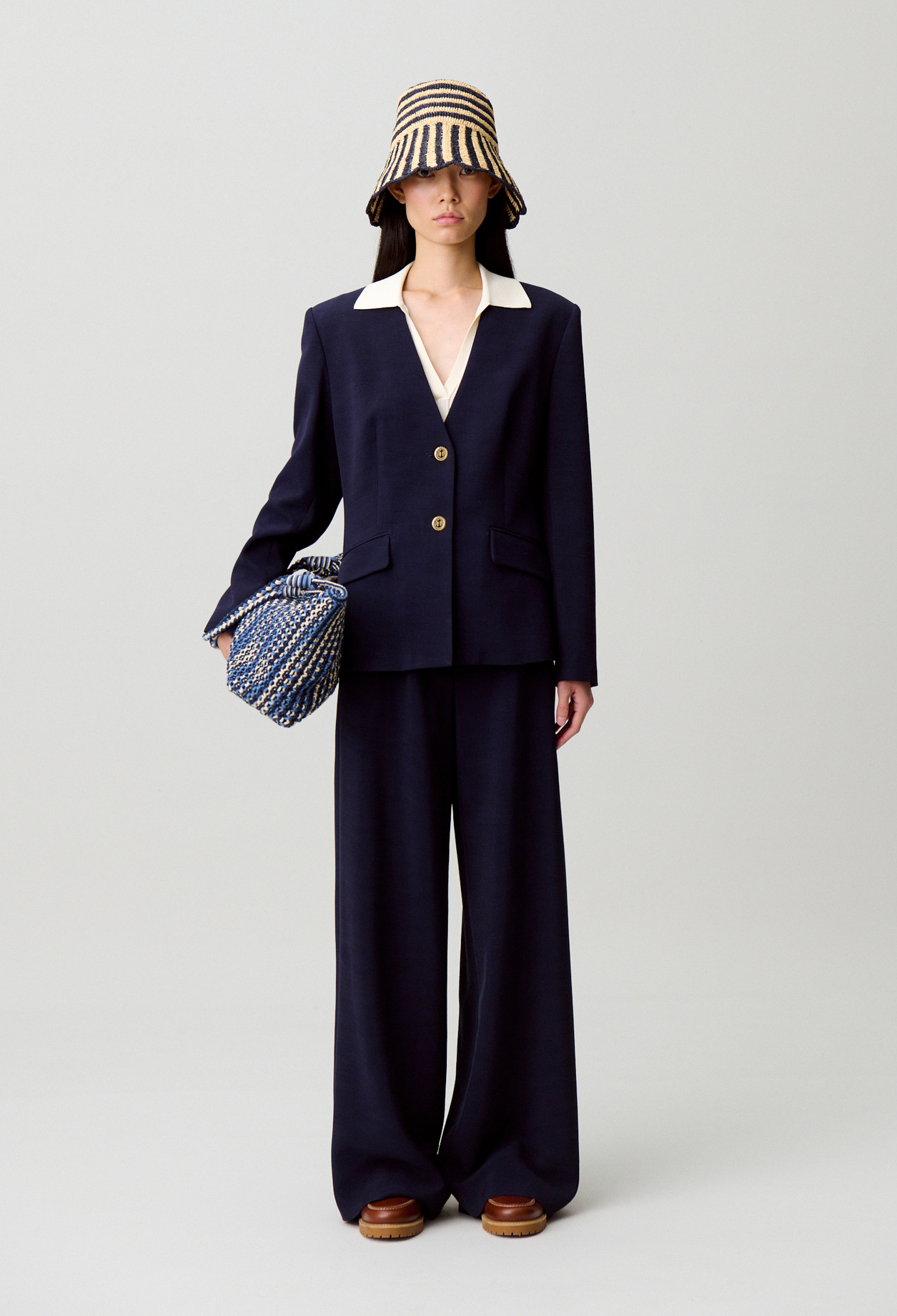 Taillierter Blazer Damen - Marineblaue - Claudie Pierlot