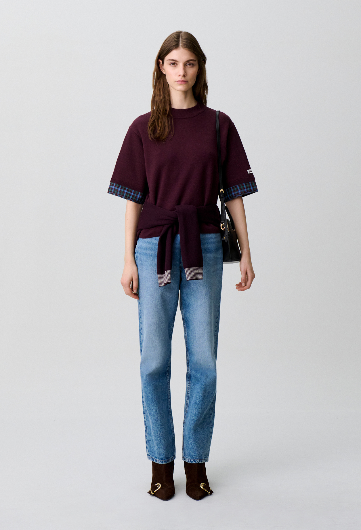 Strickpullover mit Stehkragen Damen - Mehrfarbig - Claudie Pierlot
