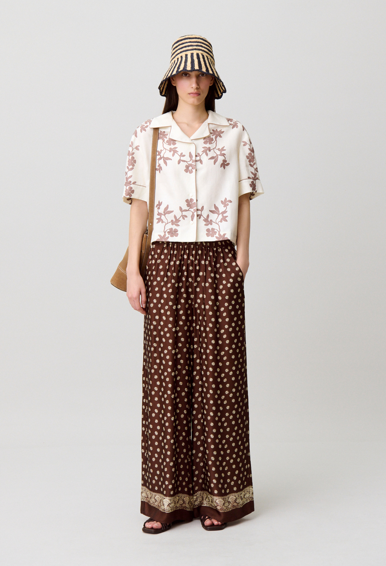 Geblümtes Hemd Damen - Heller print - Claudie Pierlot