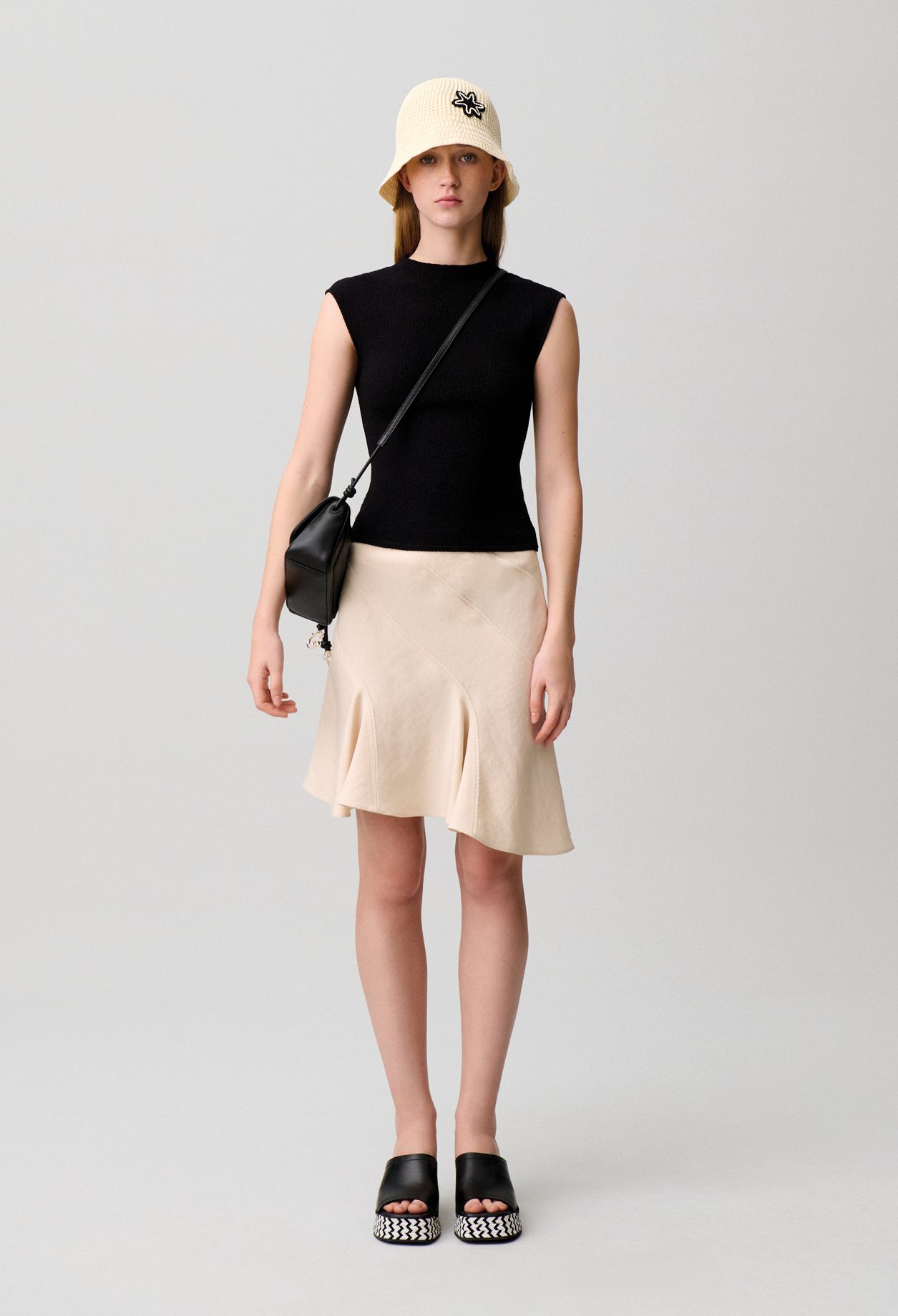 Ärmelloses Stricktop Damen - Schwarz - Claudie Pierlot