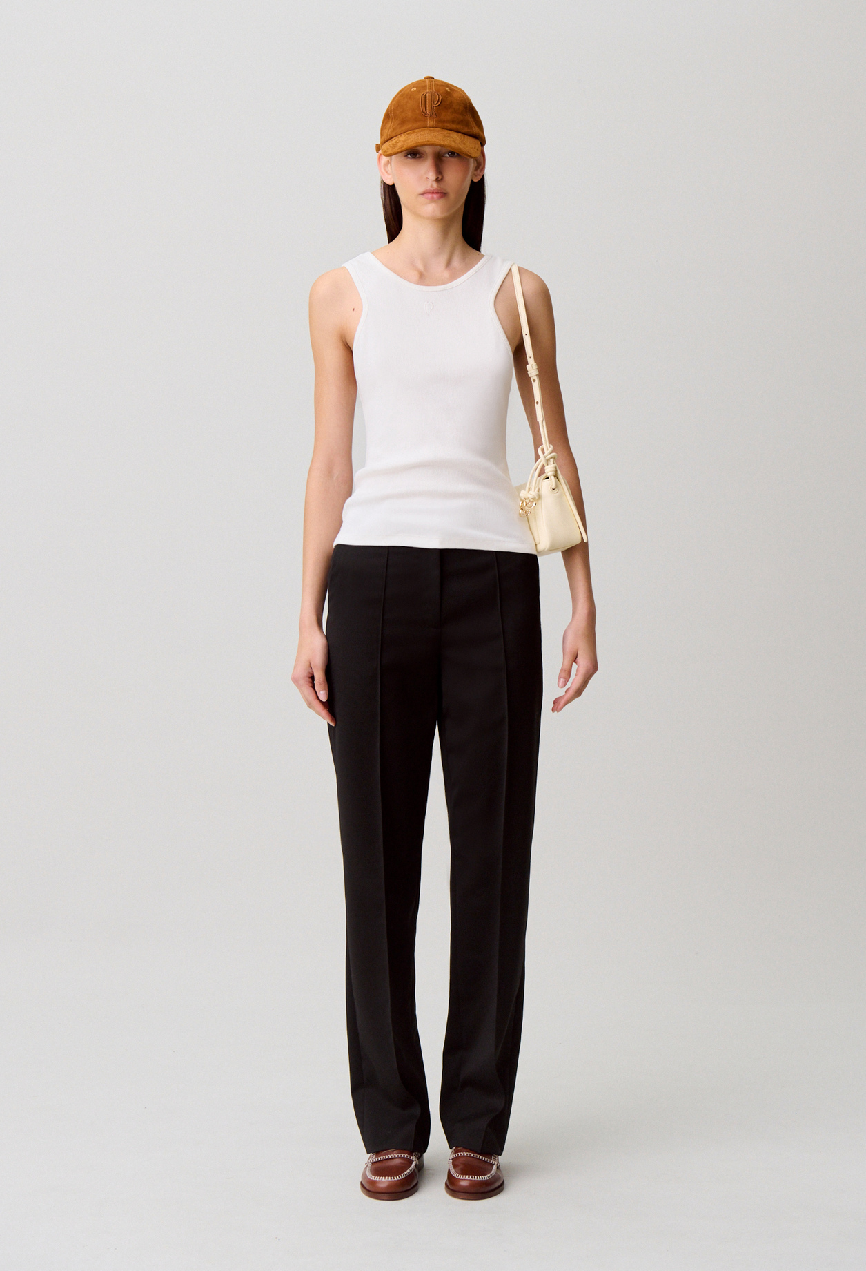 Top aus Bio-Baumwolle Damen - Elfenbein - Claudie Pierlot