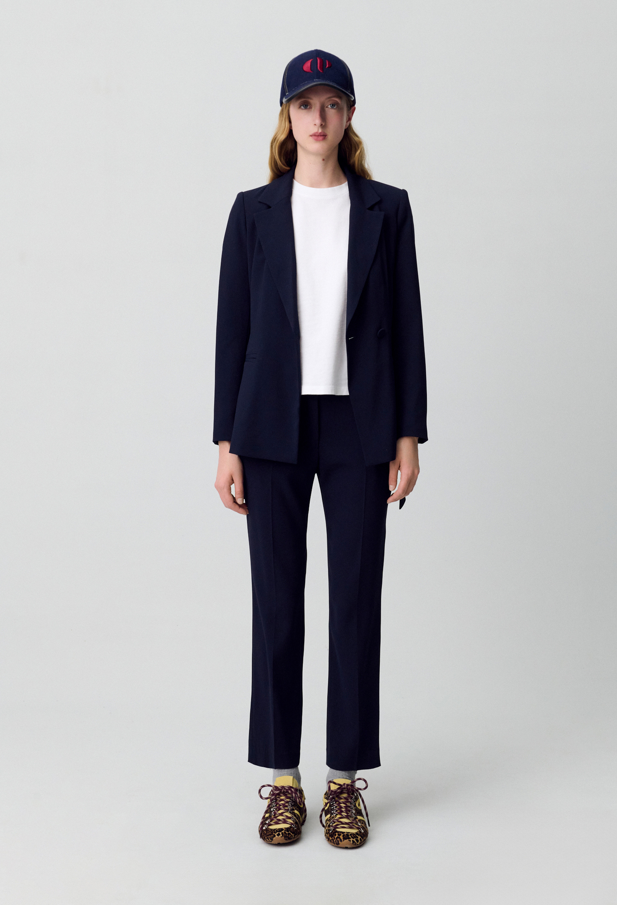 Einfarbige kostümjacke Damen - Marineblaue - Claudie Pierlot