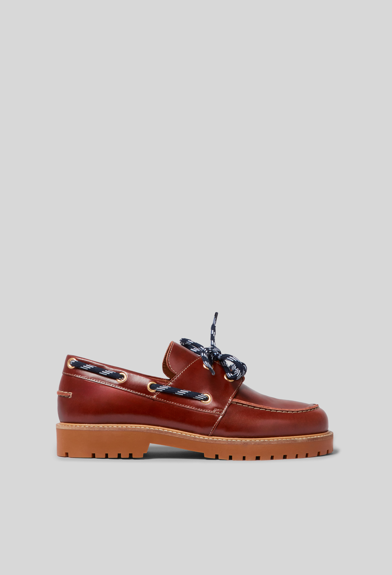 Belem Bootsschuhe aus Leder Damen - Acajou - Claudie Pierlot