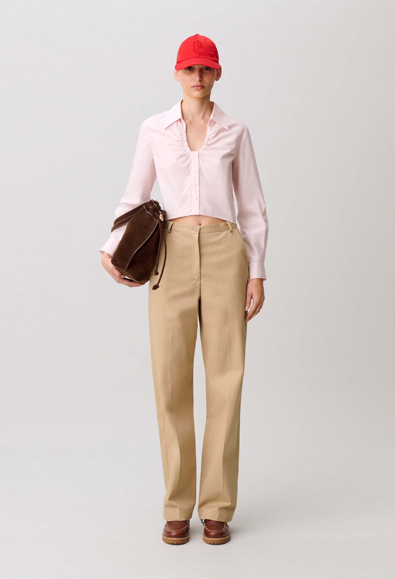 Popelinehemd aus Baumwolle Damen - Blass-rosa - Claudie Pierlot