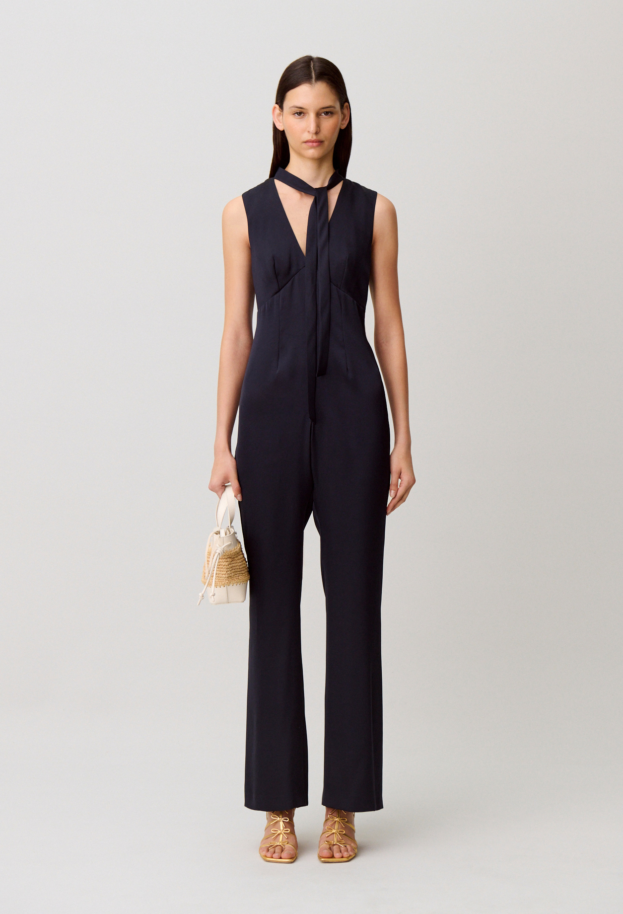 Satin-Overall Damen - Marineblaue - Claudie Pierlot