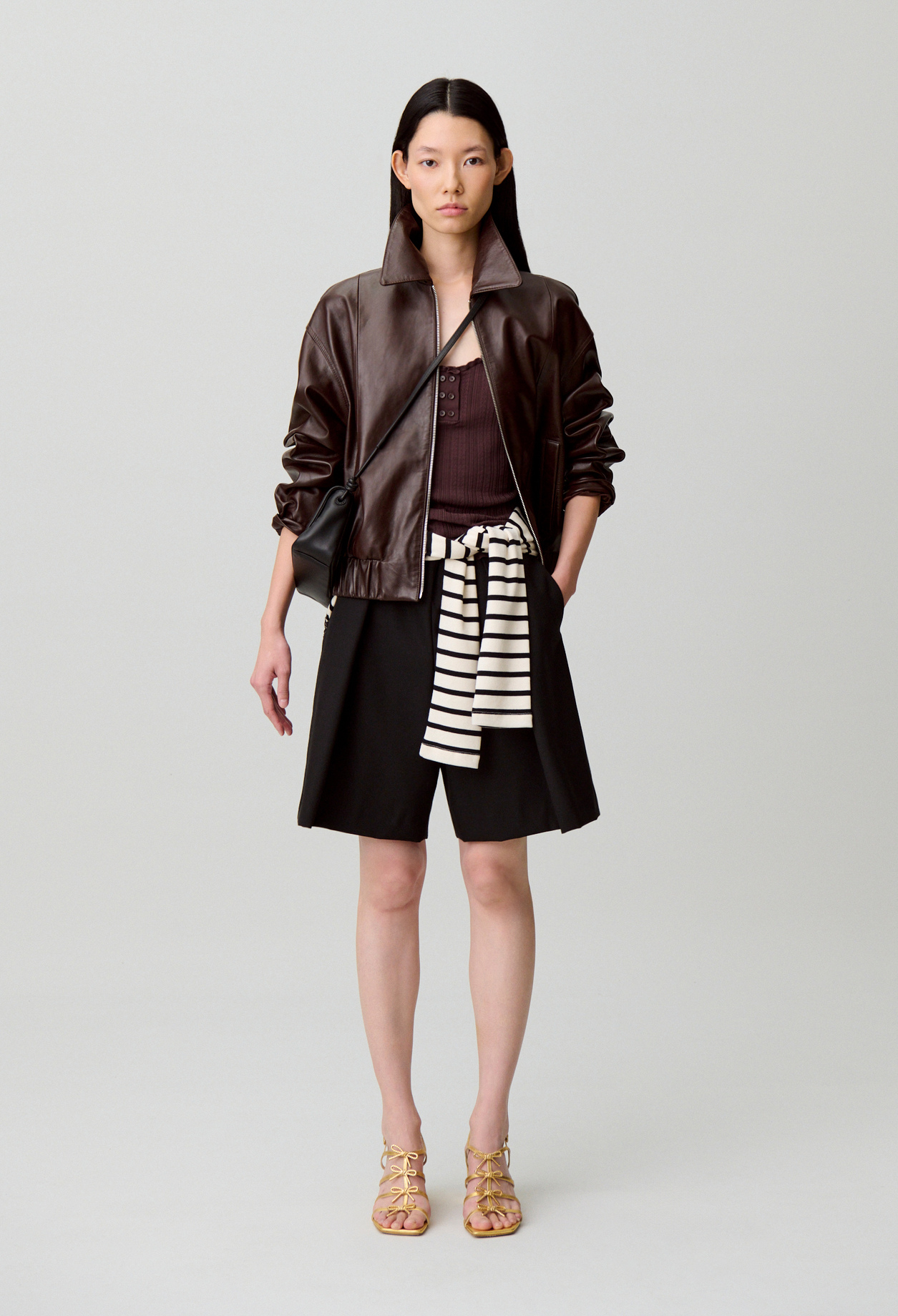 Anzug-Bermuda aus Wollmischung Damen - Schwarz - Claudie Pierlot
