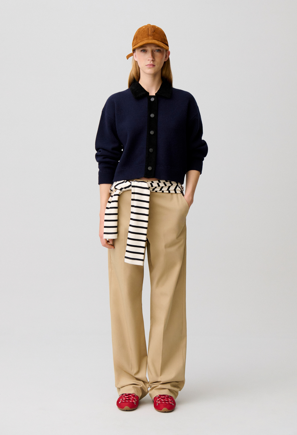 Cord-Cardigan Damen - Zweifarbig - Claudie Pierlot