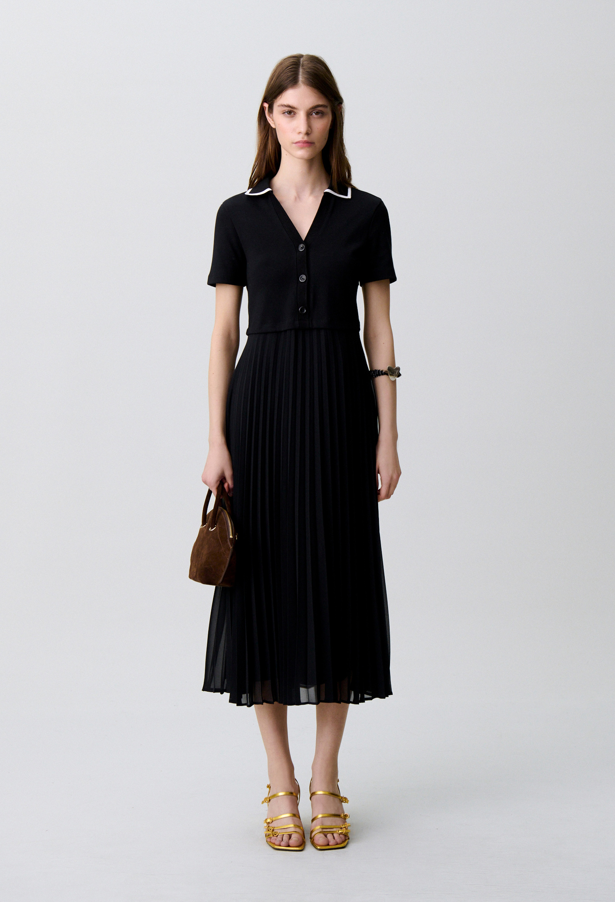 Fließendes Kleid Damen - Schwarz - Claudie Pierlot