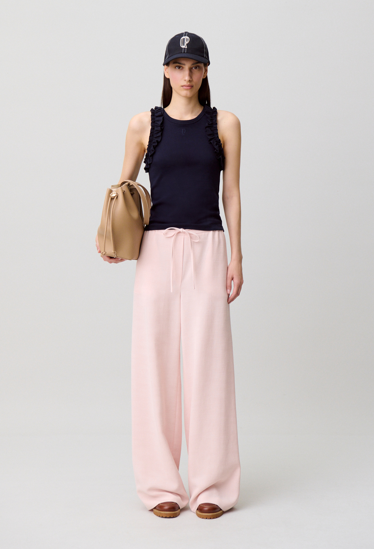 Weite Hose Ficelle Damen - Blass-rosa - Claudie Pierlot
