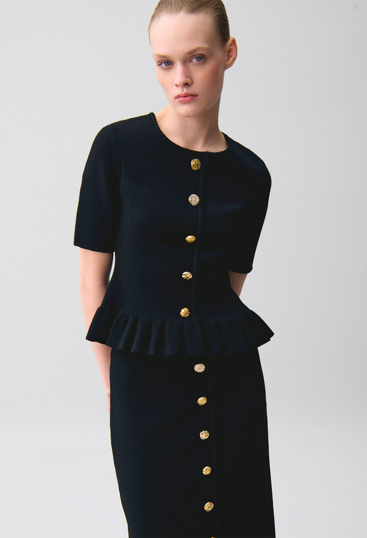 Stricktop mit Rundhals Damen - Schwarz - Claudie Pierlot