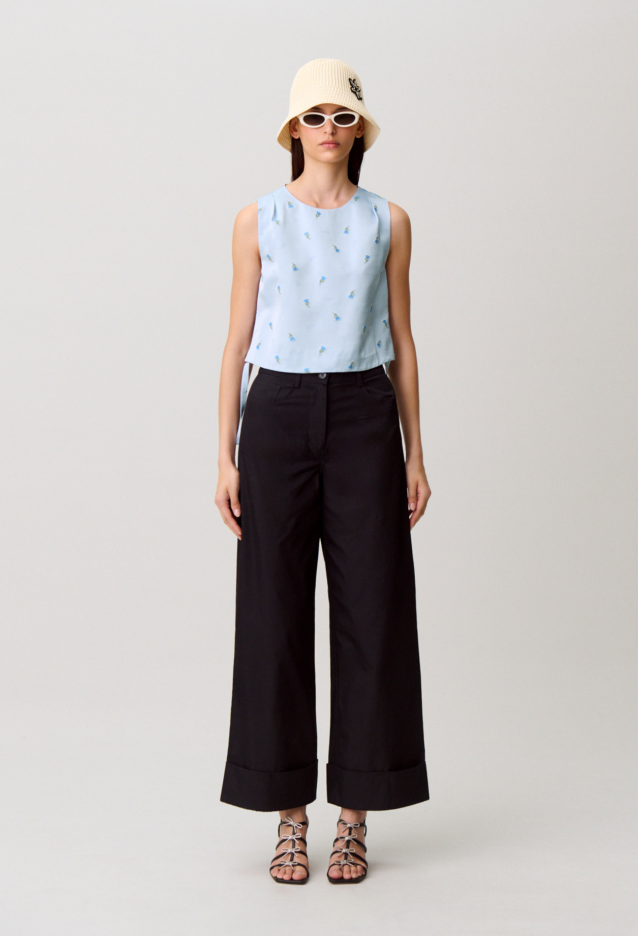 Besticktes Satin-Top Damen - Ciel - Claudie Pierlot