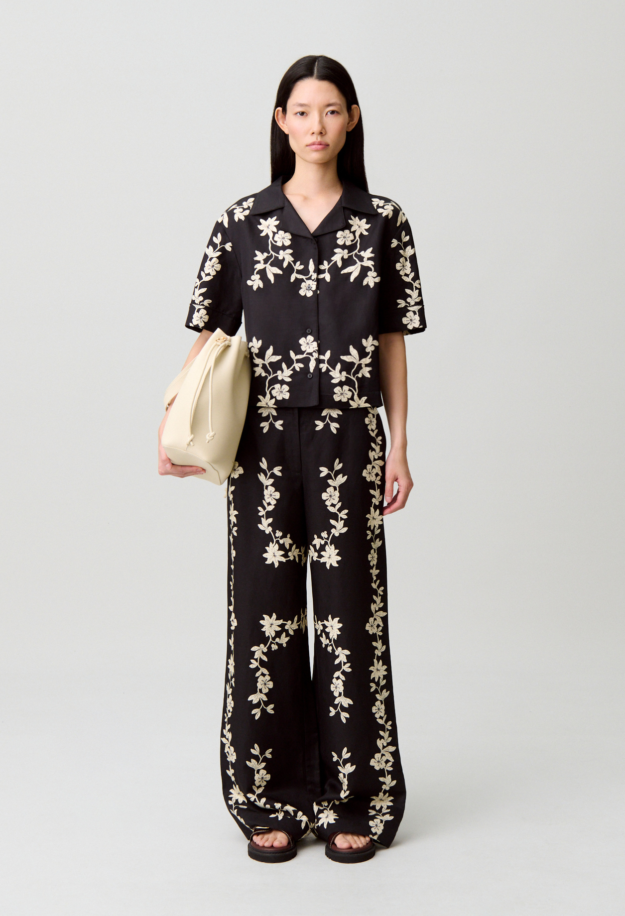 Geblümtes Hemd Damen - Dunkler print - Claudie Pierlot
