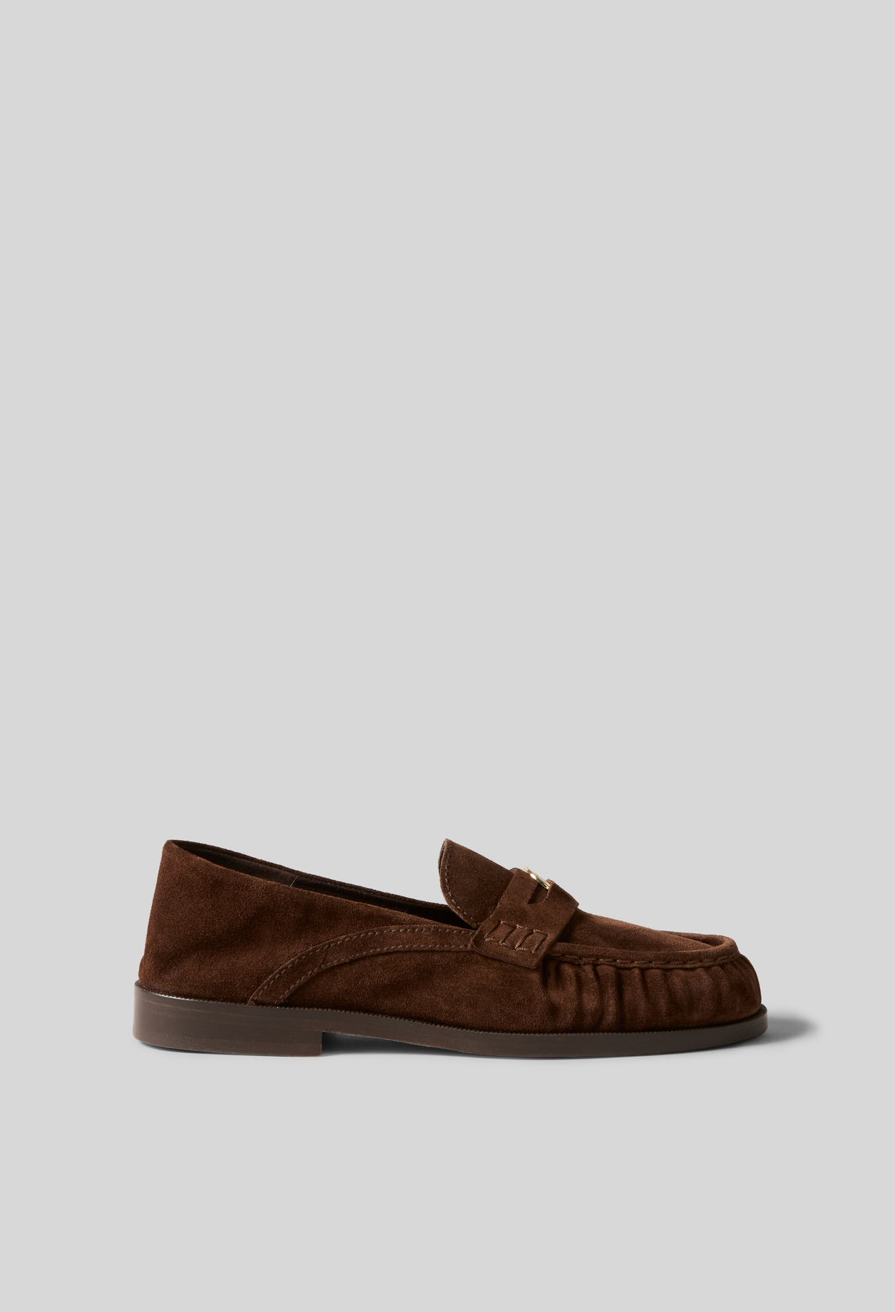 Wildleder-Mokassins Schokobraun Damen - Schokolade - Claudie Pierlot