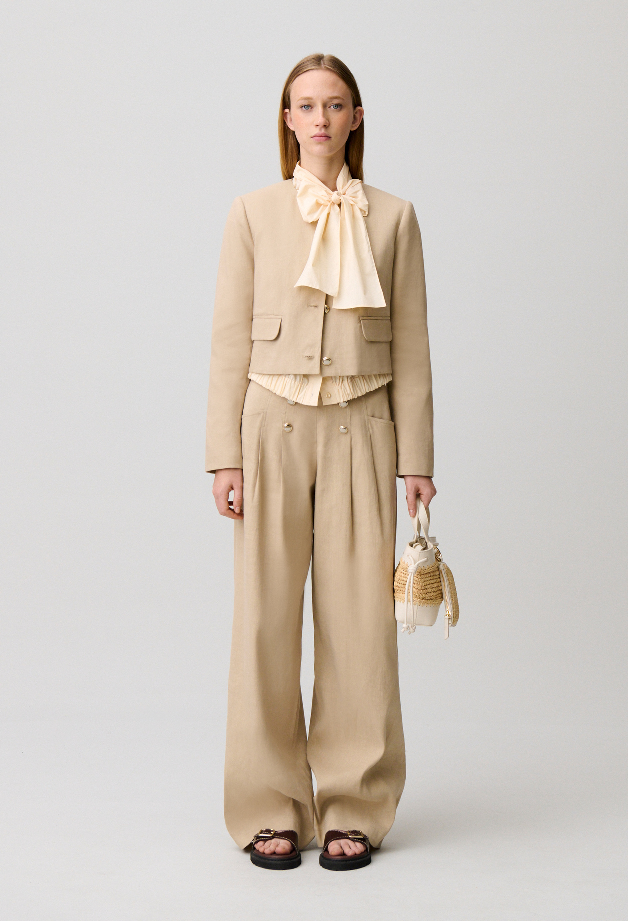 Kurzer Blazer Damen - Sand - Claudie Pierlot