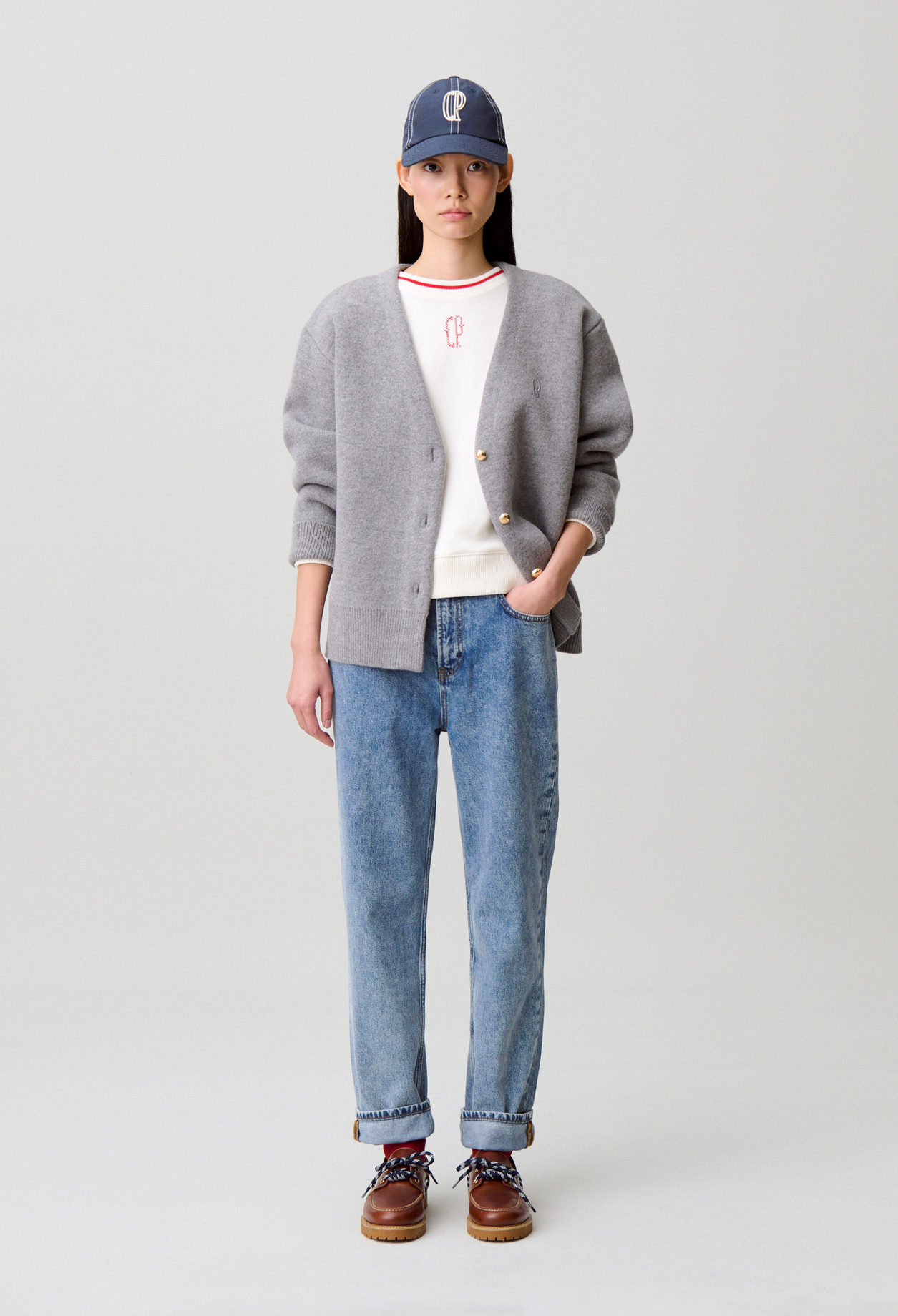 Verwaschene Denim-Jeans Damen - Denim-blue - Claudie Pierlot