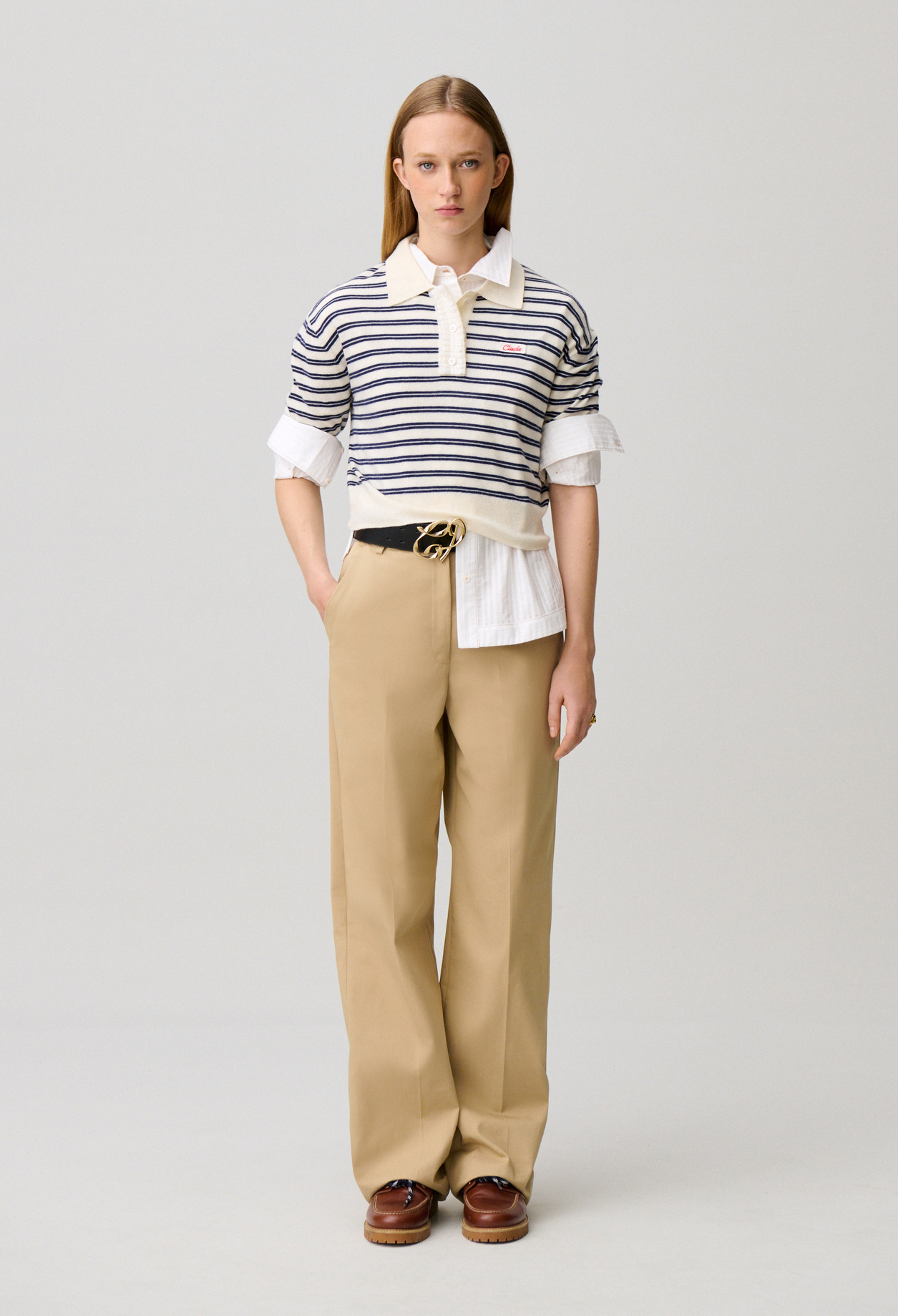 Gerade Hose Damen - Beige - Claudie Pierlot